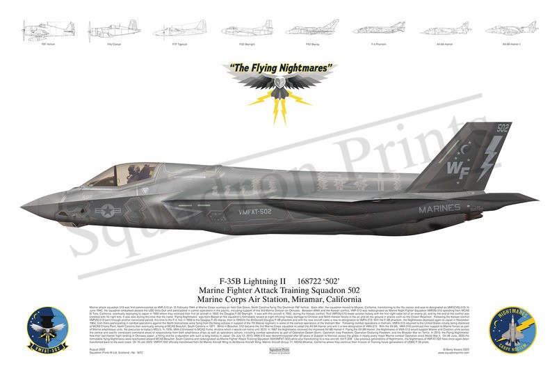 VMFAT-502 F-35B Lightning II print